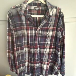 Eddie Bauer Flannel Shirt Men’s Button Front Size XXL